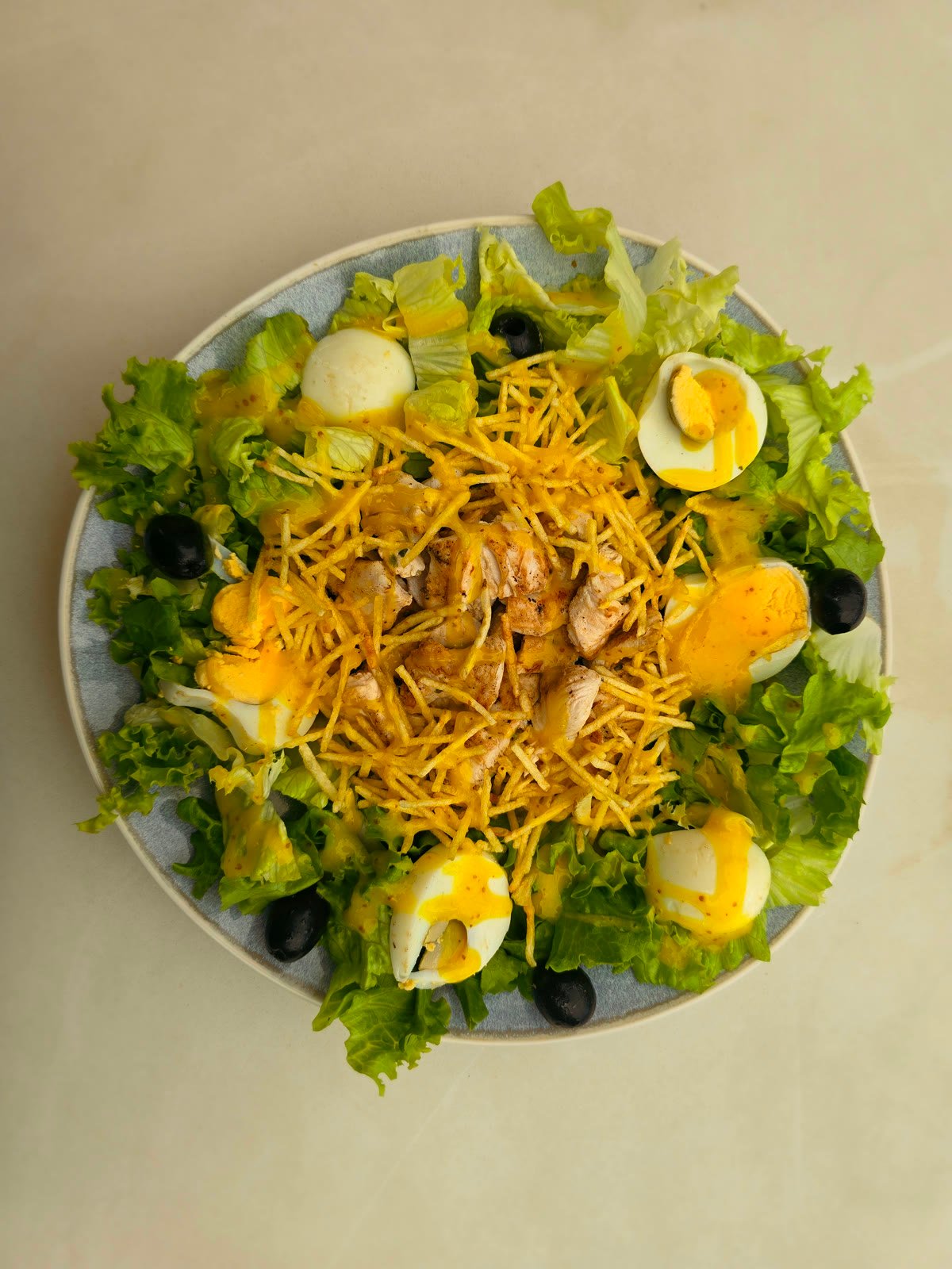 Salada da Praia servido no Bar da Praia